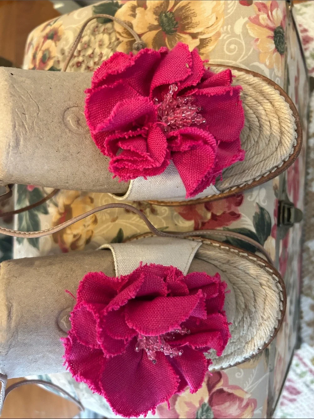 kate spade canvas espadrille